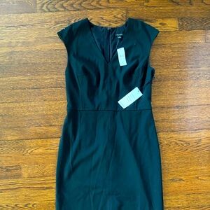NWT Ann Taylor size 6 LBD Black midi dress
